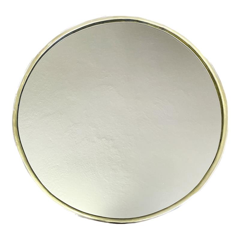 Specchio marocchino in ottone a forma tonda - Dimensioni diam. cm 40 circa